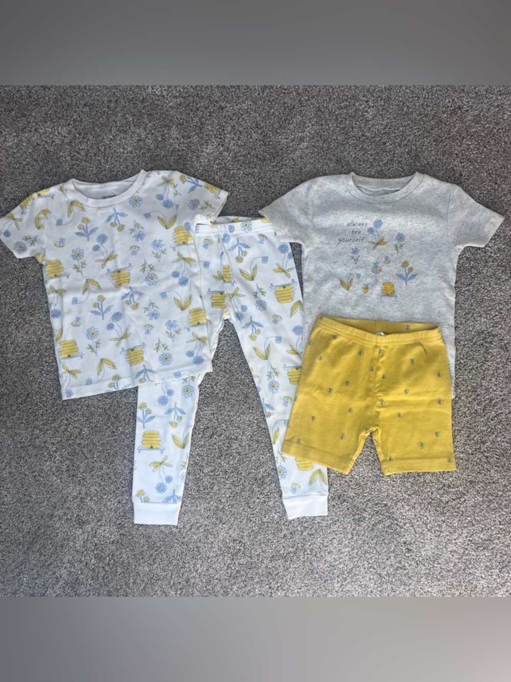 3T Carter’s Four-Piece Cotton Pajama Set